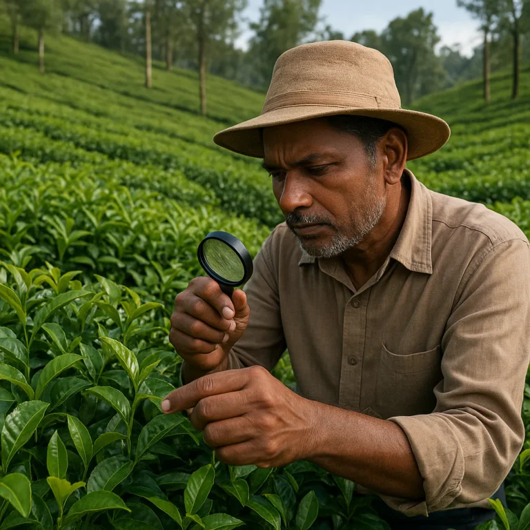 Featured image for How Often to Inspect Tea Plants for Pests
